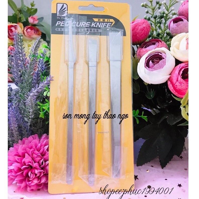 Bộ 3 dao lấy khoé móng - lấy da chết siêu bén