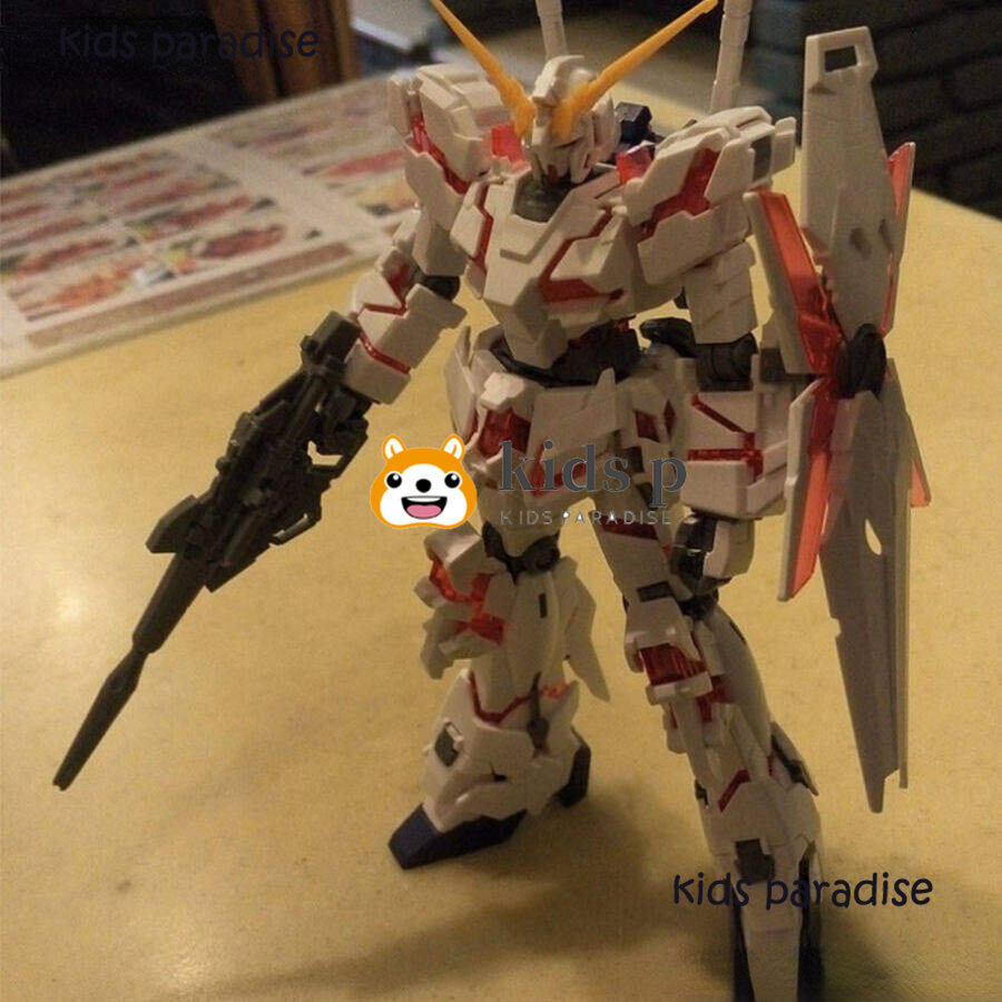 Trẻ em gμndam gaogao mô hình không BANDAI HG uc100 Rx-0 Kỳ Lân