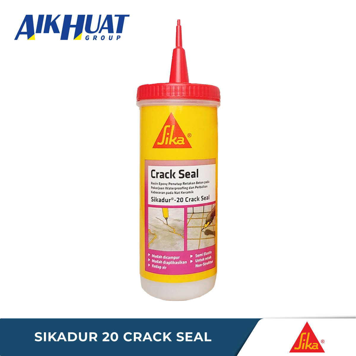 Sika Sikadur Crack Seal Ml A B Epoxy Resin L Repair Seal Cement Floor Crack Penutup