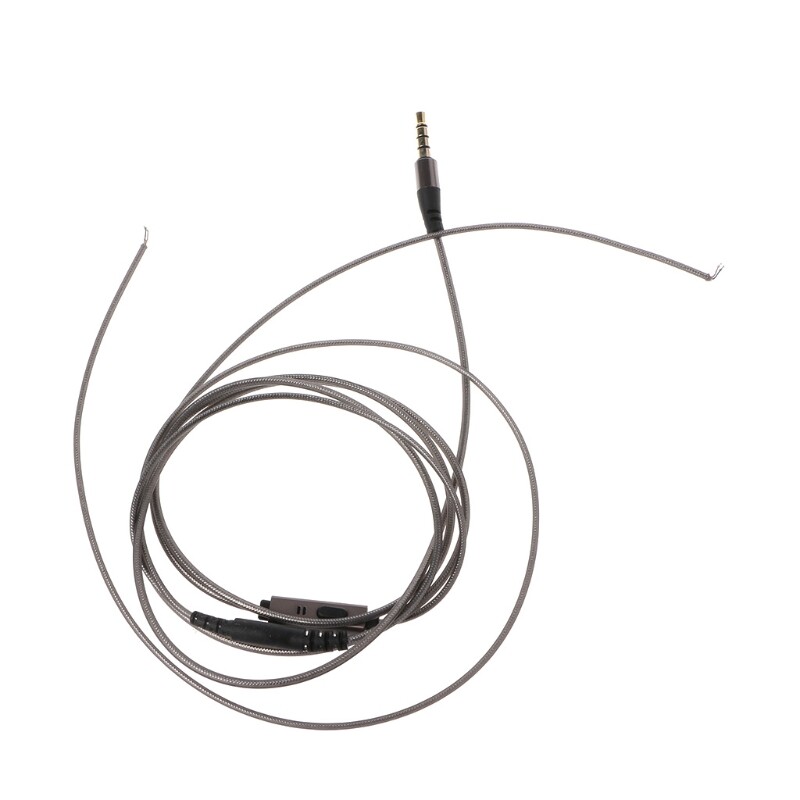 1.2m With Mic DIY Earphone Cable High Quality Replacement Cable Wire For Repair