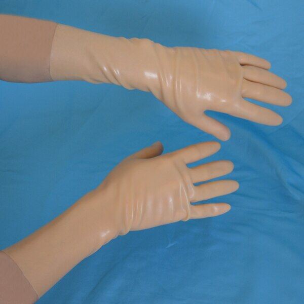 Free Shipping !!! Latex Suitable For Gloves Unisex Short Suitable For Gloves Mittens Latex Ruer Wrist Suitable For Gloves Fetish Costume Female Suitable For Gloves