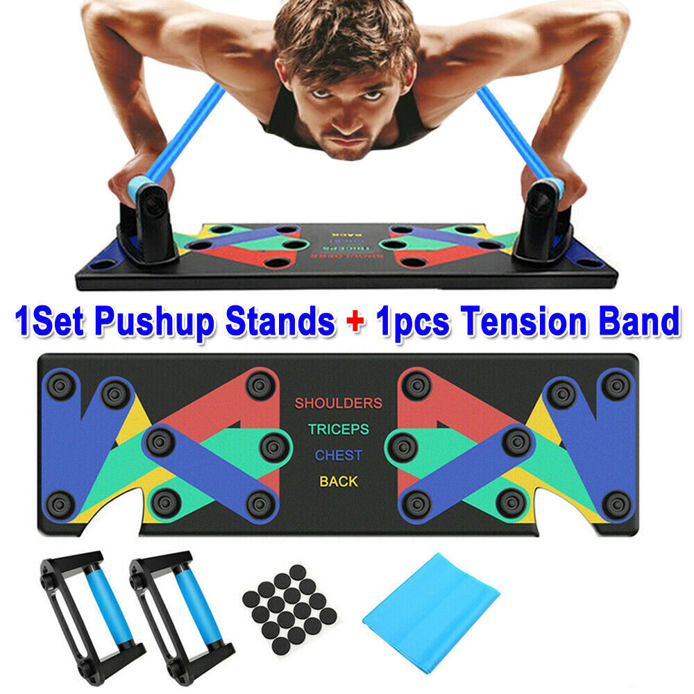 2020 New 9 In1 Multi Function Push Up Rack Board System Body Building P0wer Press Push Up Support Fitness Equipment Workout Train Muscle Exercise Tool Pushup Stands For Home Gym Lazada