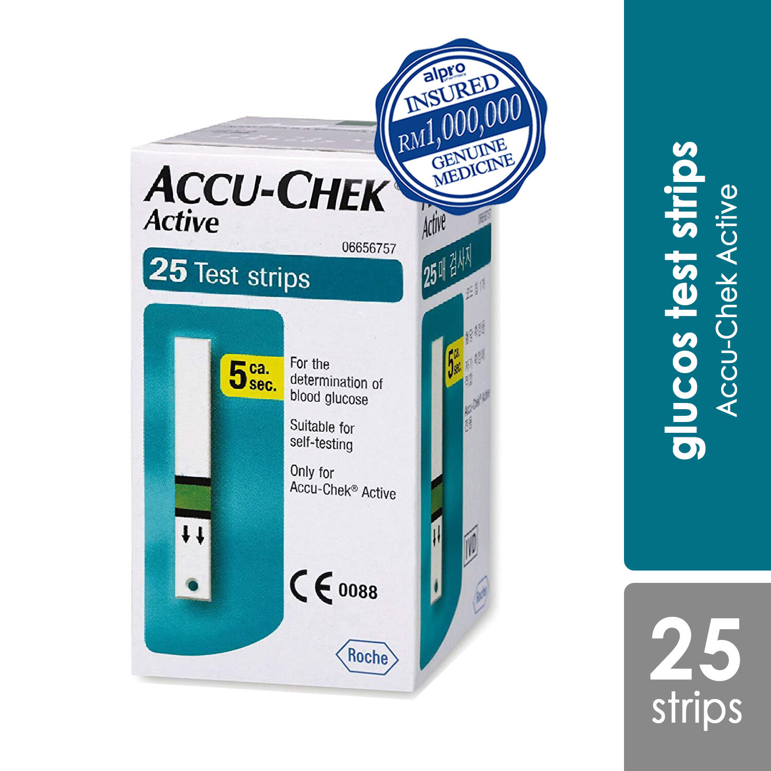 AccuChek Active Test Strips 25s Lazada