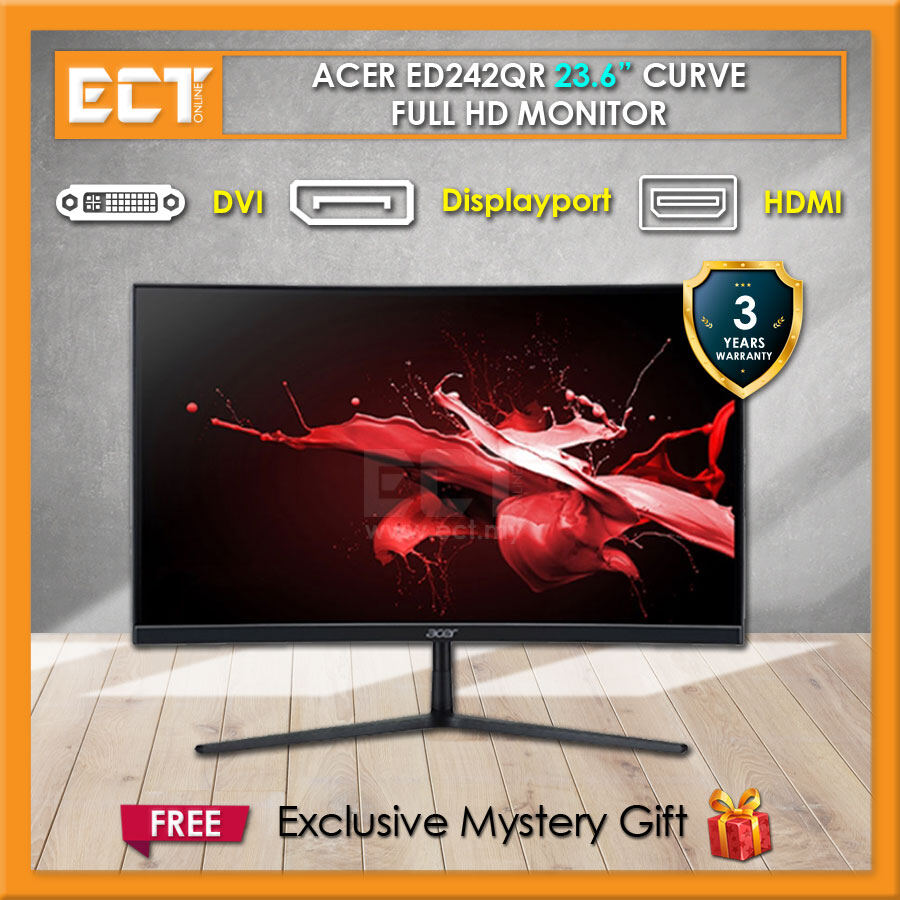 1MS Curved LED Monitor (DP+HDMI+DVI 