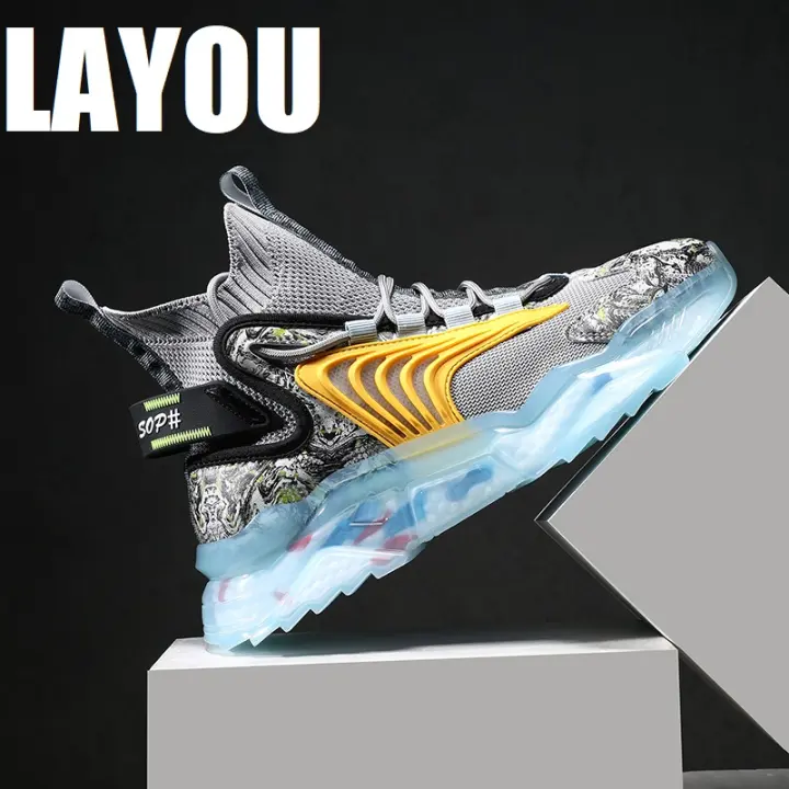 high sole running shoes