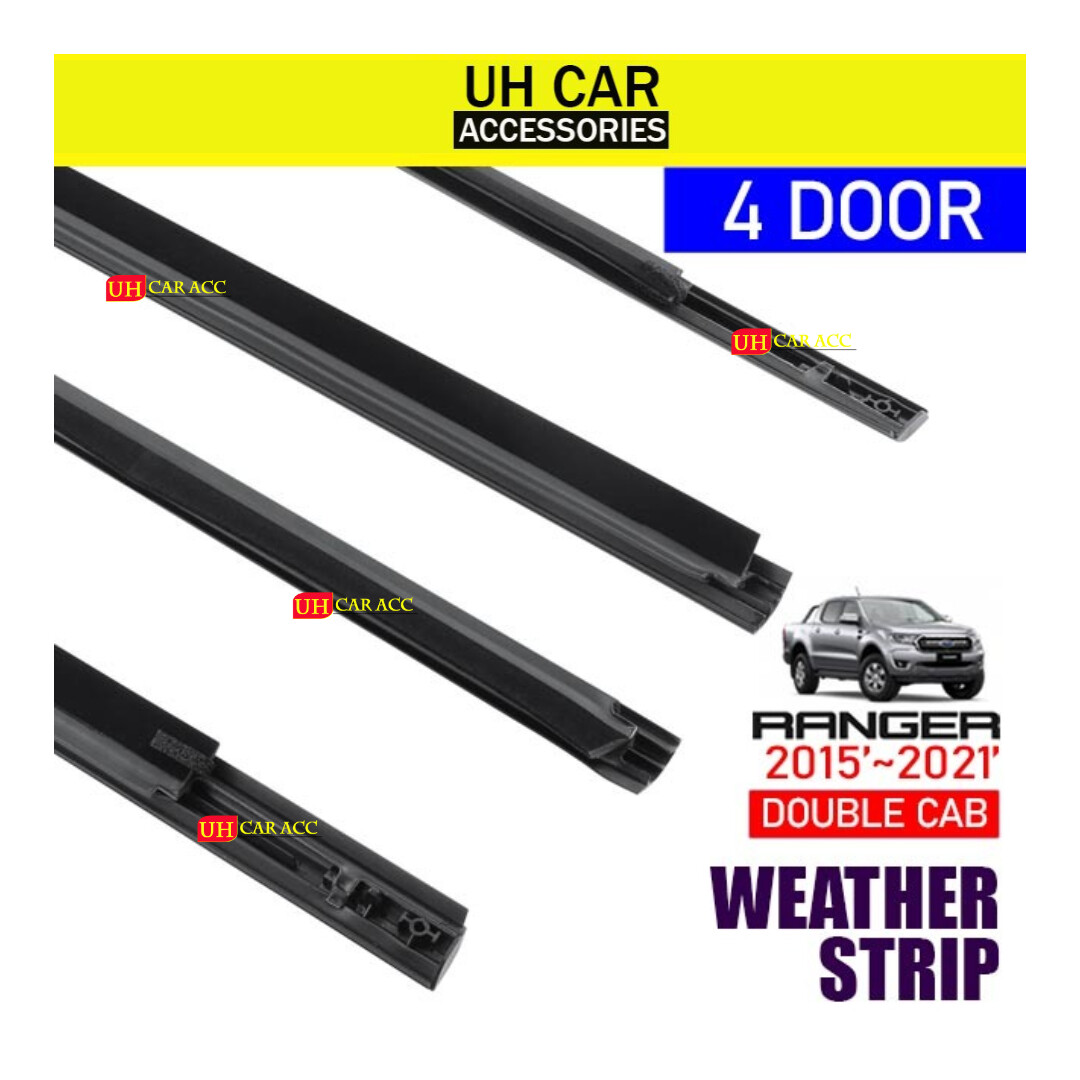 Ford Ranger T6 T7 2015 - 2021 Door Weatherstrip Window Seal , Car ...