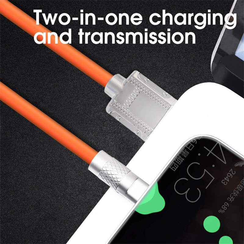 120W 6A sạc siêu nhanh Loại C Cáp dữ liệu sạc nhanh USB cáp cho Huawei Samsung Xiaomi Redmi dòng dữ liệu