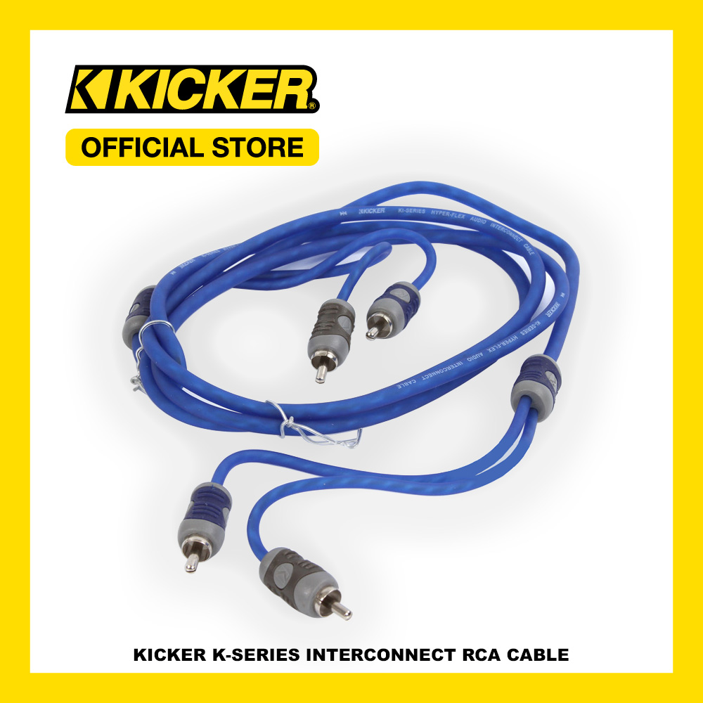 KICKER Car Audio Accessories RCA Cable 