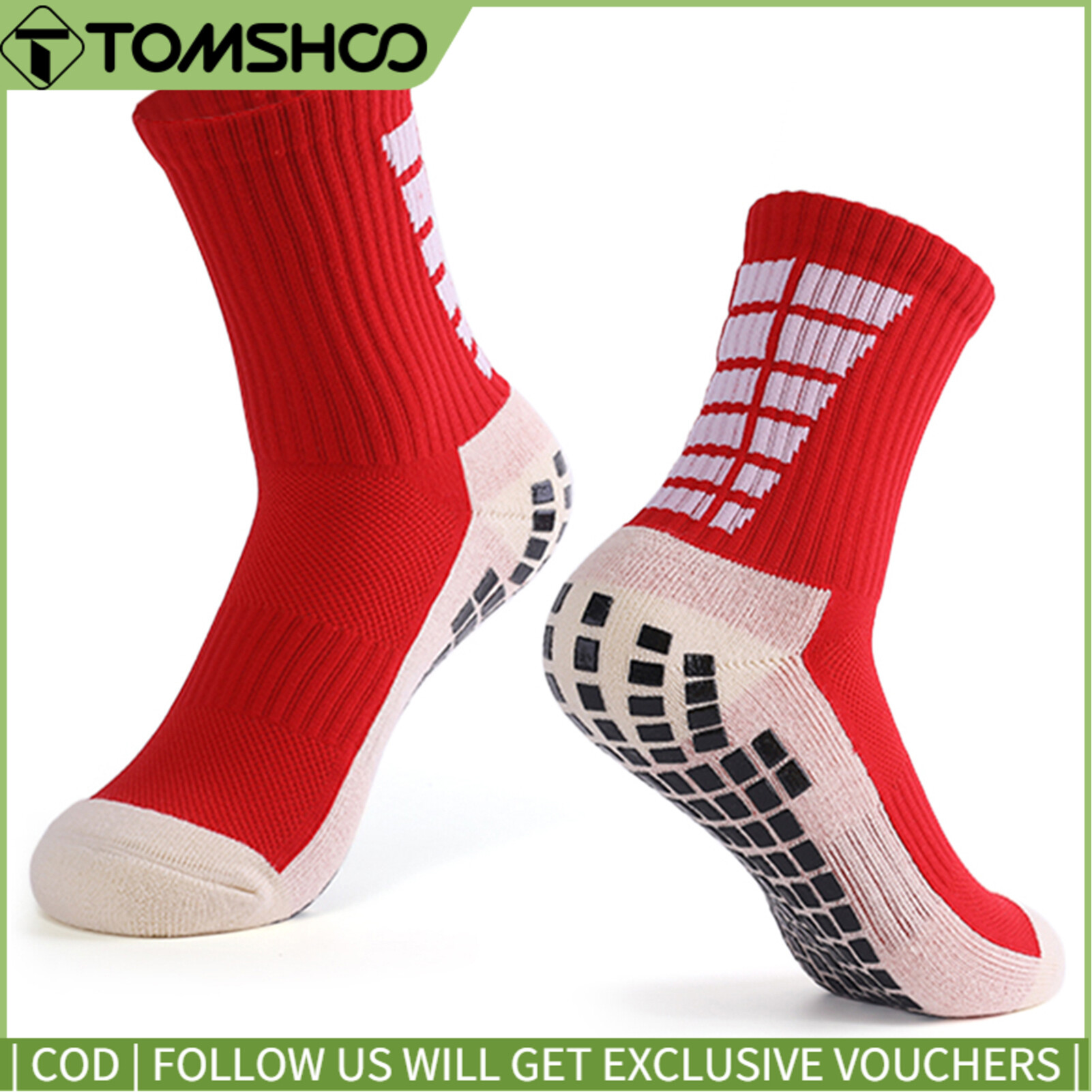 Men's Anti Slip Football Socks Compression Athletic Socks for basketball Soccer Volleyball Running Trekking Hiking 1 Pair Cycling Socks