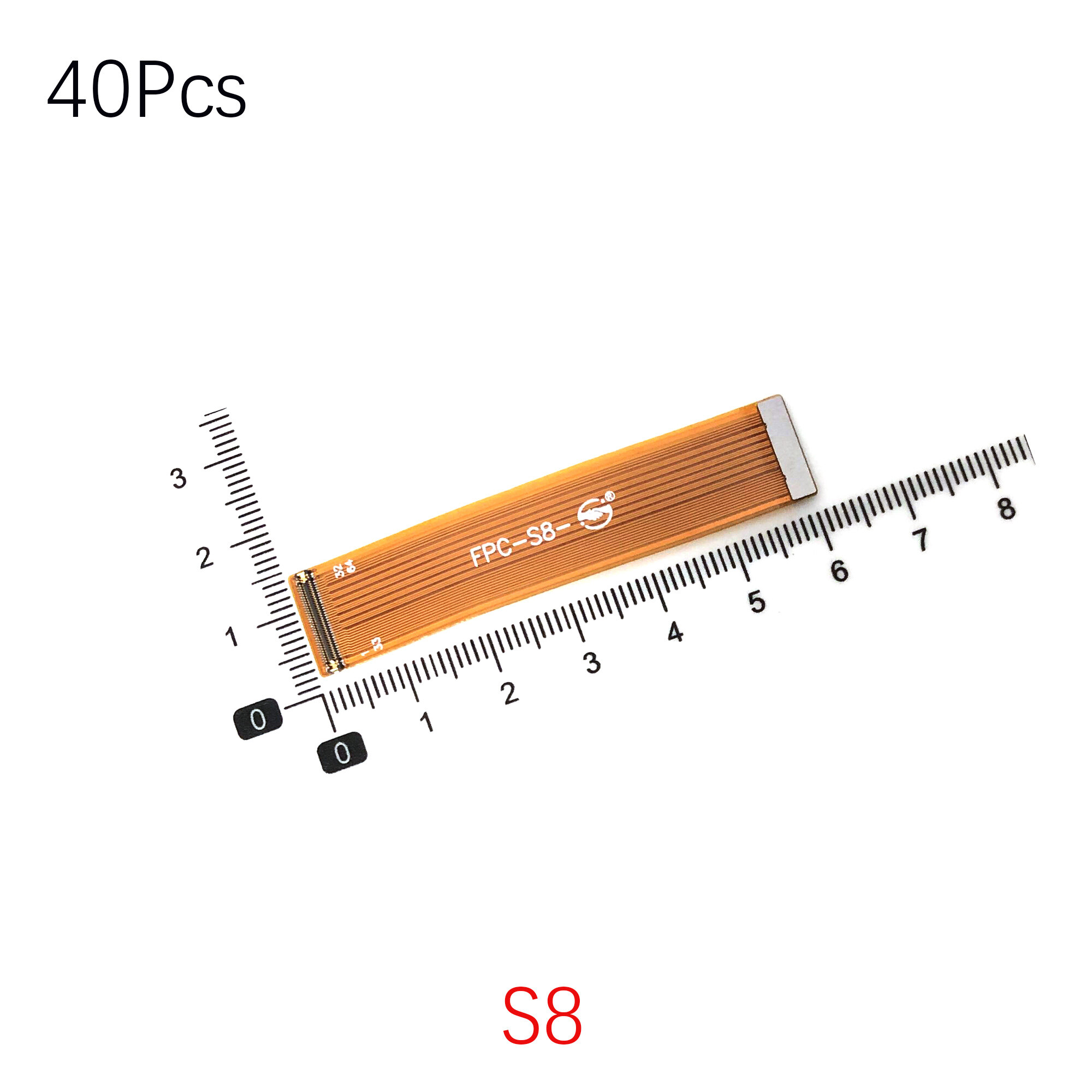 40Pcs For Samsung LCD test S9 straight screen Flex Cable S7 curved screen