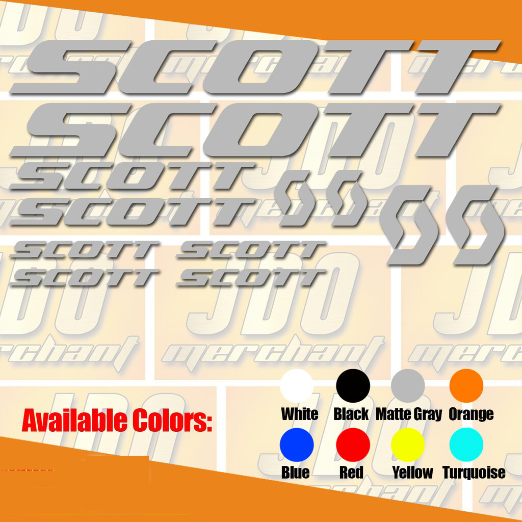 Wellsunny Scott Bộ Miếng Dán Vinyl Cho Xe Đạp