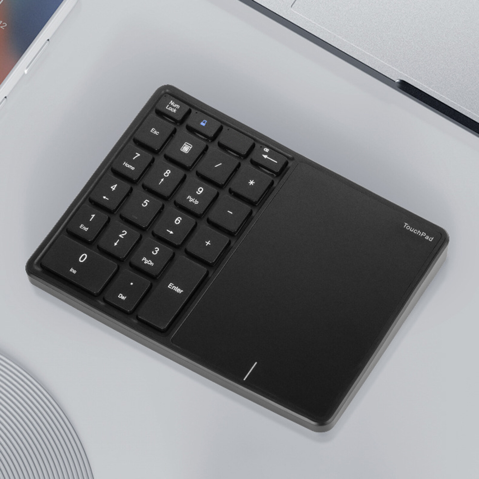 Numeric Keyboard 2.4GHz Wireless Bluetooth-compatible Dual Modes Touchpad Type-C Charging Keyboard Computer Accessories Mini Keyboard Dual