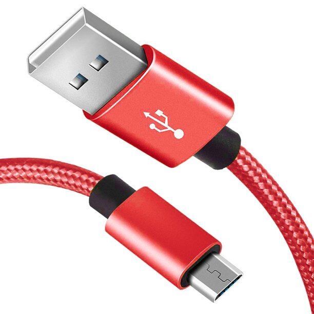 1Meter Micro USB Cable Charger Cord Wire For Samsung Galaxy, Android Phones, 3FT Micro USB Cable Braided Cord High-Speed USB 2.0 Sync and Charging Cable For Samsung, HTC, Motorola, Nokia, MP3, Tablet