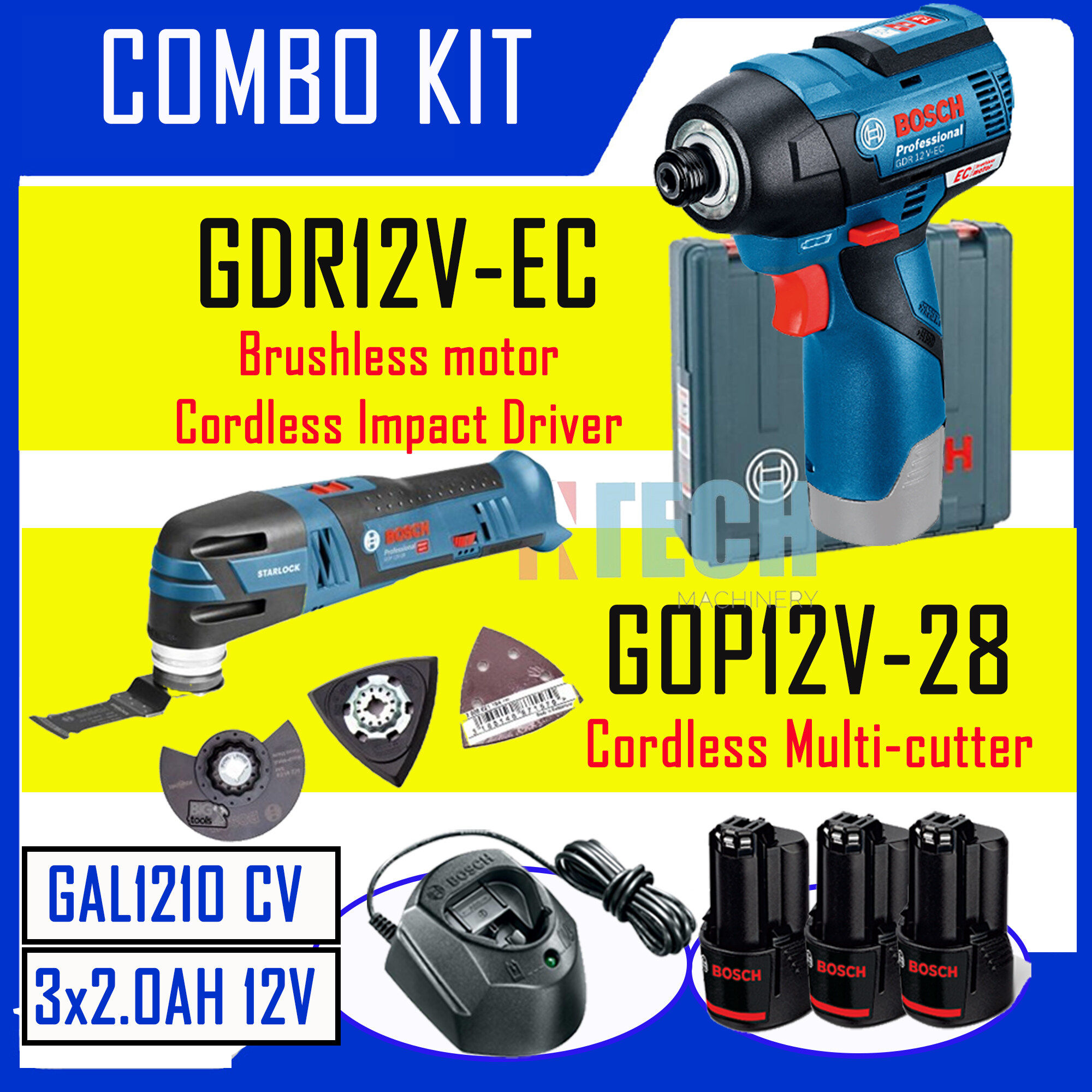 Bosch 12v best sale brushless combo kit