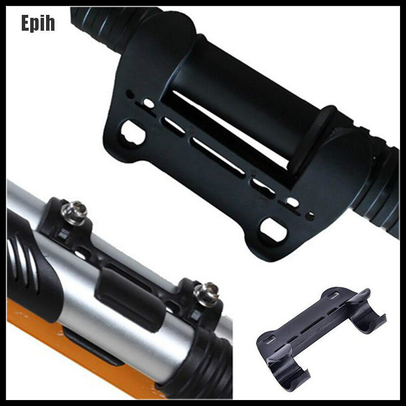 Black Mini Bike Bicycle Pump Holder Portable Pump Retaining Clips Bracket