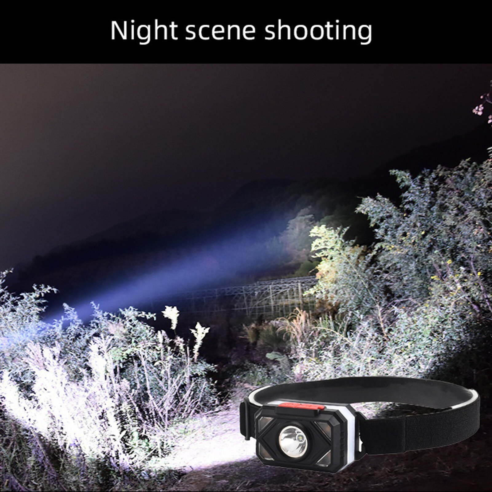 Magicaldream 1 Set LED Headlight High Brightness Waterproof Three Light Source Illumination Headlamp Night Fishing LED Lamp Camping Supplies 1 Set Ultra-Light