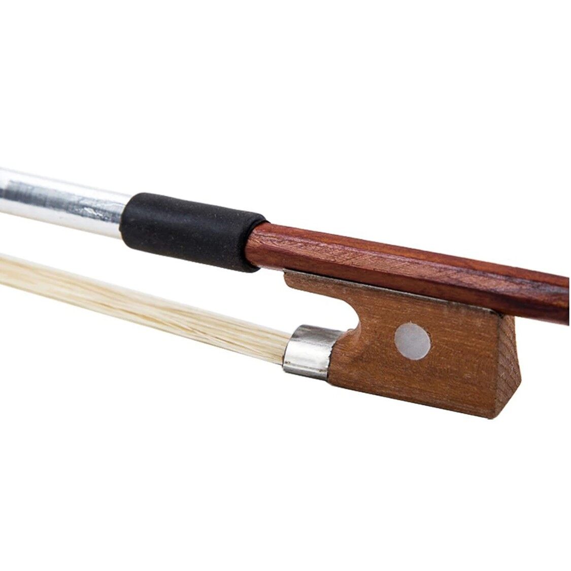 New 4//4 Size Arbor Horsehair Violin Bow Black Handle
