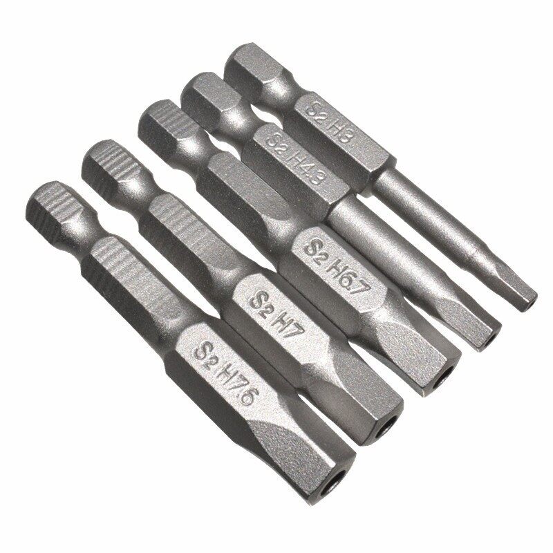 Toolstar Đầu Tua Vít 5 Chiếc Bộ Chất Lượng Ngũ Giác Thiết Bị 50Mm Có Lỗ