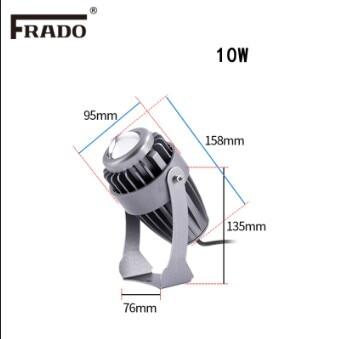 Outdoor LED Spotlight Waterproof IP65 Wall Lamp Narrow Beam Angle LED Floodlight 3W 10W Spot Lamp Long Distance Wall Washer Lamp
