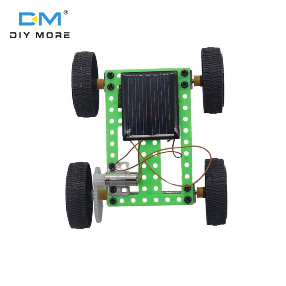 Diymore Solar Car Toy Car Science Experiment DIY Handmade Car Children's Technology Small Production Adult Invention Science Educational Gadget