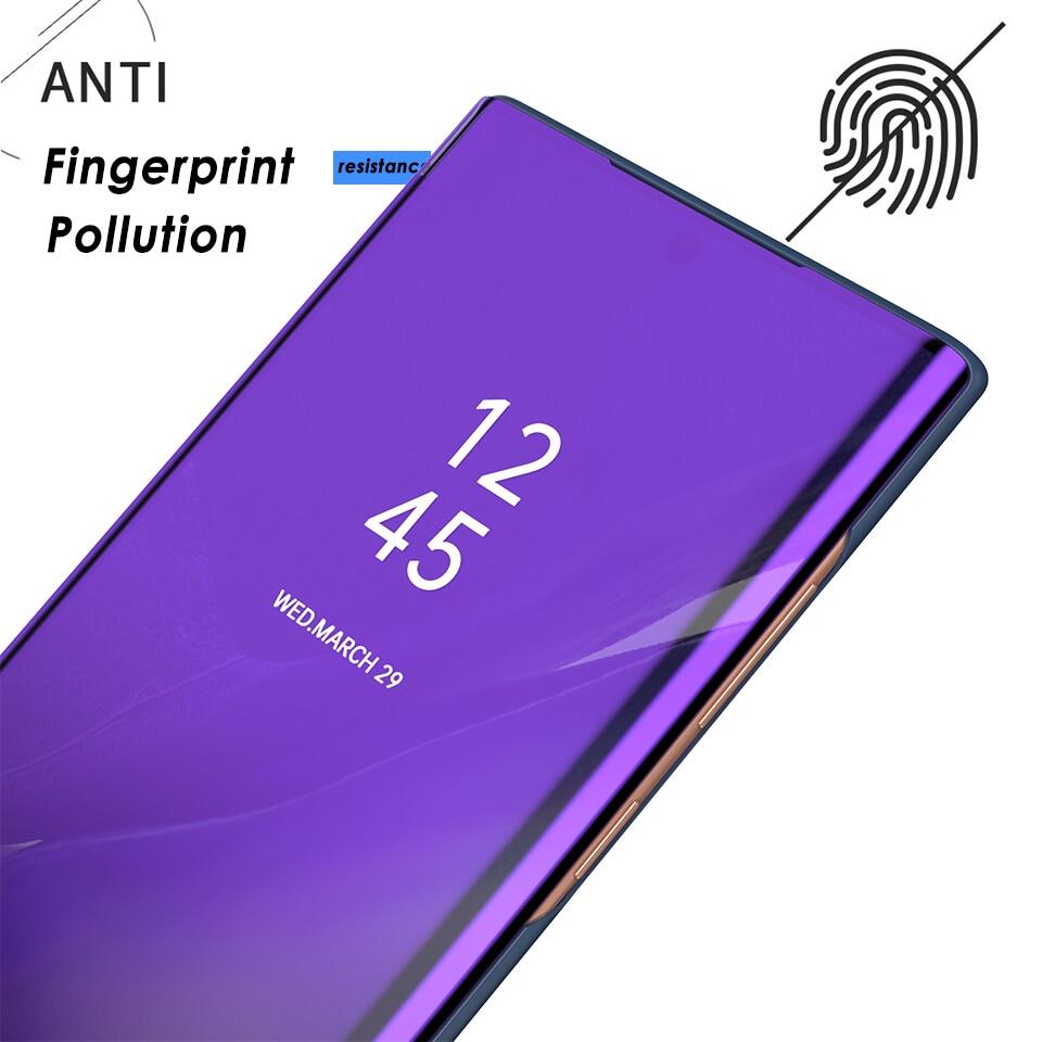 Ốp Lật Bảo Vệ Thông Minh Cho Samsung Galaxy Note 20 Ultra Note20 Plus Pro Ốp Điện Thoại Toàn Bộ Tráng Gương Vỏ Fundas Coque Capa Mới