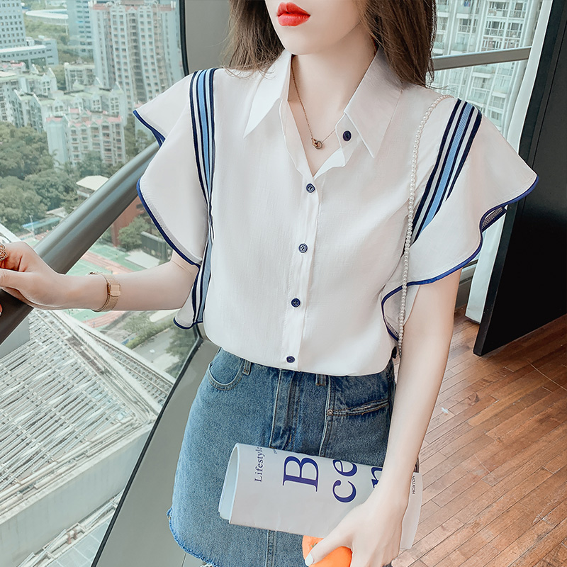 SNUG 2022ฤดูร้อนเวอร์ชั่นเกาหลีใหม่แขนนัวเนียแฟชั่นทุกการแข่งขันแขนสั้น ...