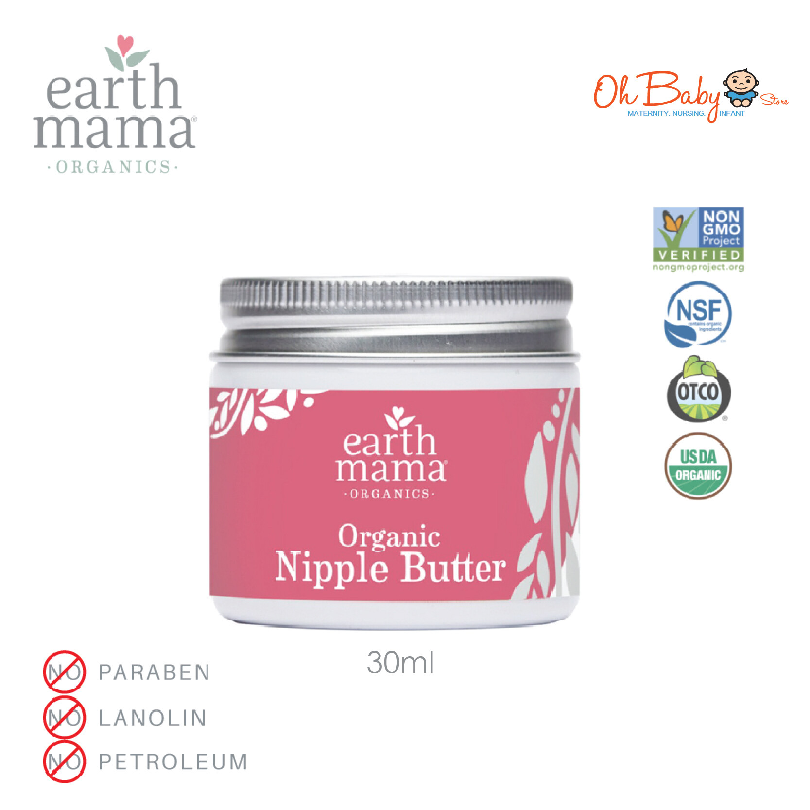 earth mama angel baby nipple butter