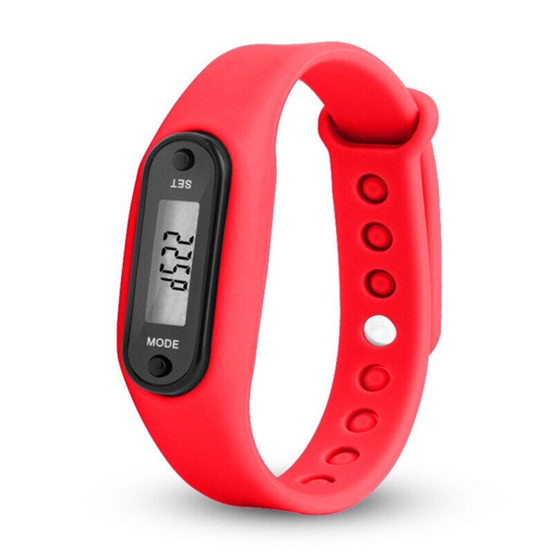 Vòng Đeo Tay Thông Minh Nhựa Mini, Đồng Hồ Calorie Counter Kỹ Thuật Số LCD Tracker Thể Dục, Giám Sát Tập Thể Dục Pedometer Cổ Tay Không Thấm Nước
