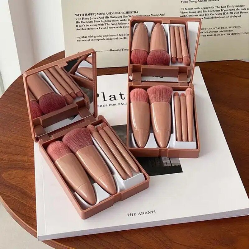 Mirror Makeup Brushes Set for Cosmetics Soft Fluffy Foundation Blush Powder Eyeshadow Kabuki Blending Makeup Brush Beauty Tool