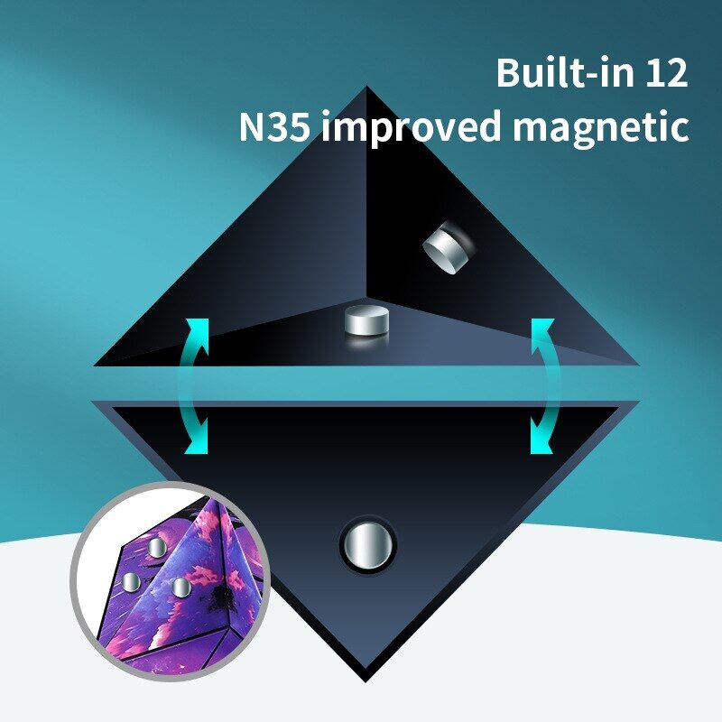 3d solid geometry, magnetic magic cube, spatial thinking training, intelligence training, various shaped children's toys