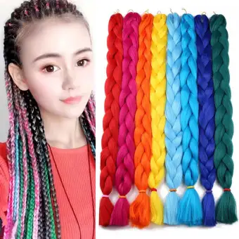 1 Kanekalon Synthetic Ombre Hairstyles Crochet Braids False Braid