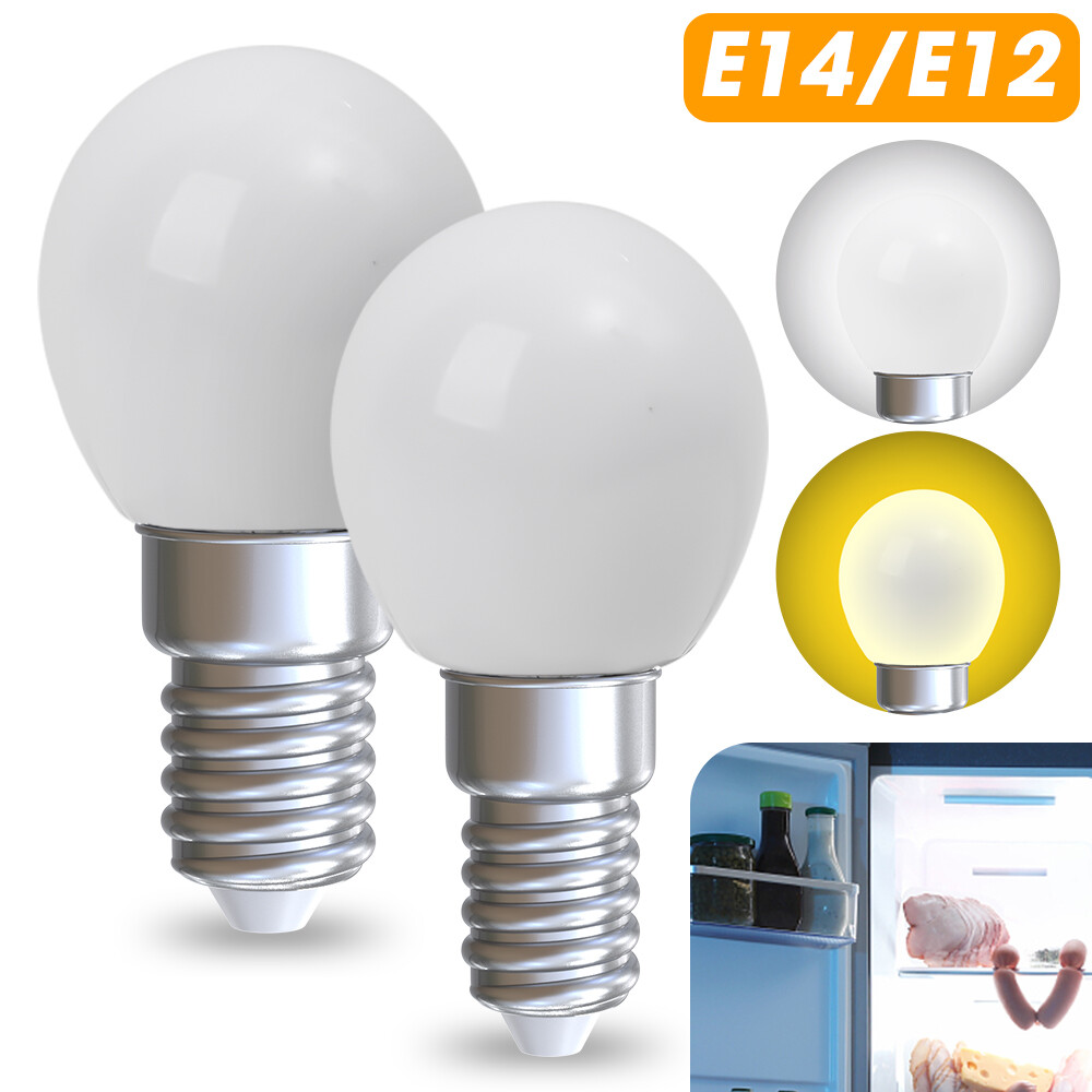 1/2pcs LED Refrigerator Light Bulbs E12/E14 Light Bulbs 220V Replace Refrigerator Lamps Bulb for Refrigerator Display Cabinets