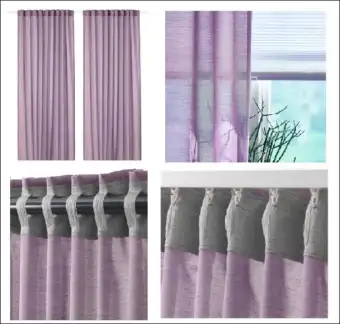 Ready Stock Ikea Hilja Curtains Langsir Ikea 1 Pair Green