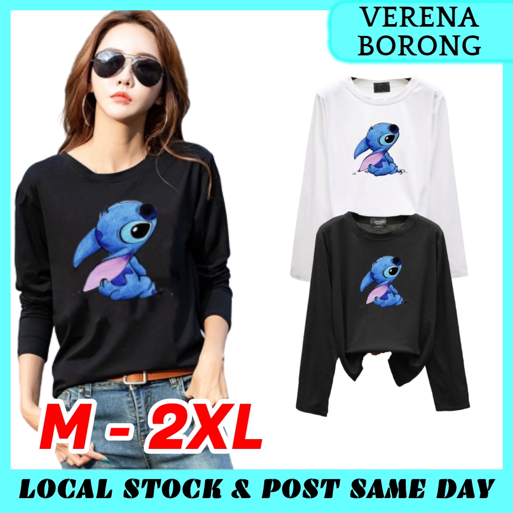 Korean Fashion Women Blouse Lilo Stitch 