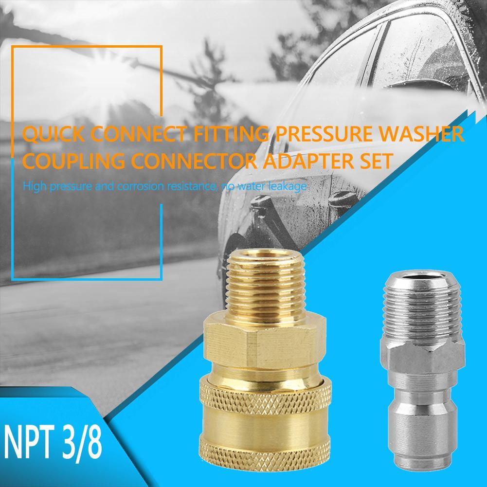 Năm 3/8 Kết Nối Nhanh Lắp Áp Lực Khớp Nối Kết Nối Bộ Adapter