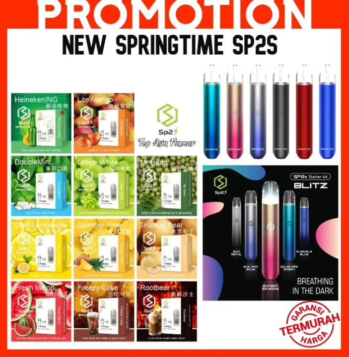 Ship From Kl Sp2s New Generation Vape Pod Kit Crystal Pod With Blitz Light Starter Kit Sp2 透明烟弹 Lazada