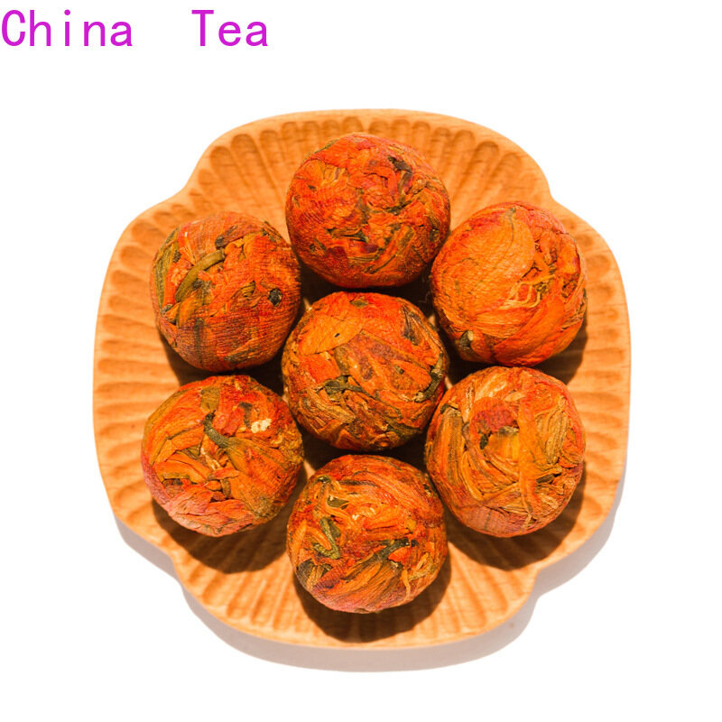rose jasmine tea beads Pu'er tea scented tea散装