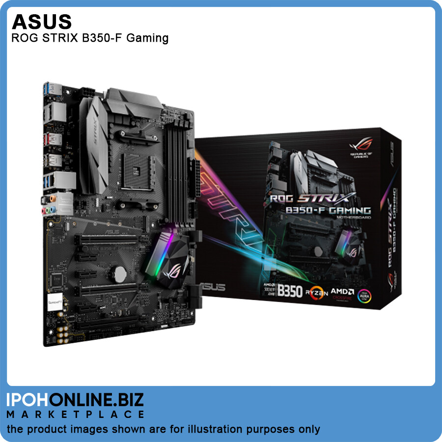 Rog Strix B350 Ryzen B350 B350f Gaming Bios Asus ROG Strix B350 F - Main Image