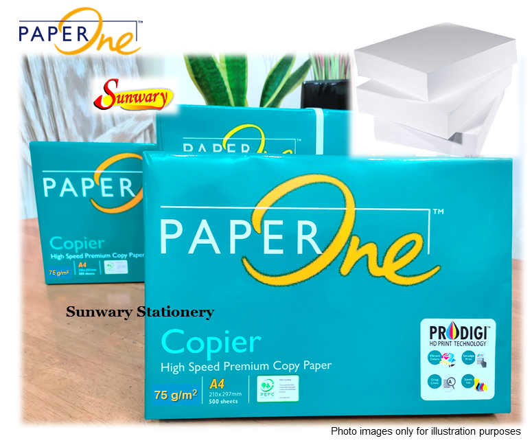 PAPER ONE A4 paper 75 gsm (500 Sheets) Copier Paper Photocopy Paper