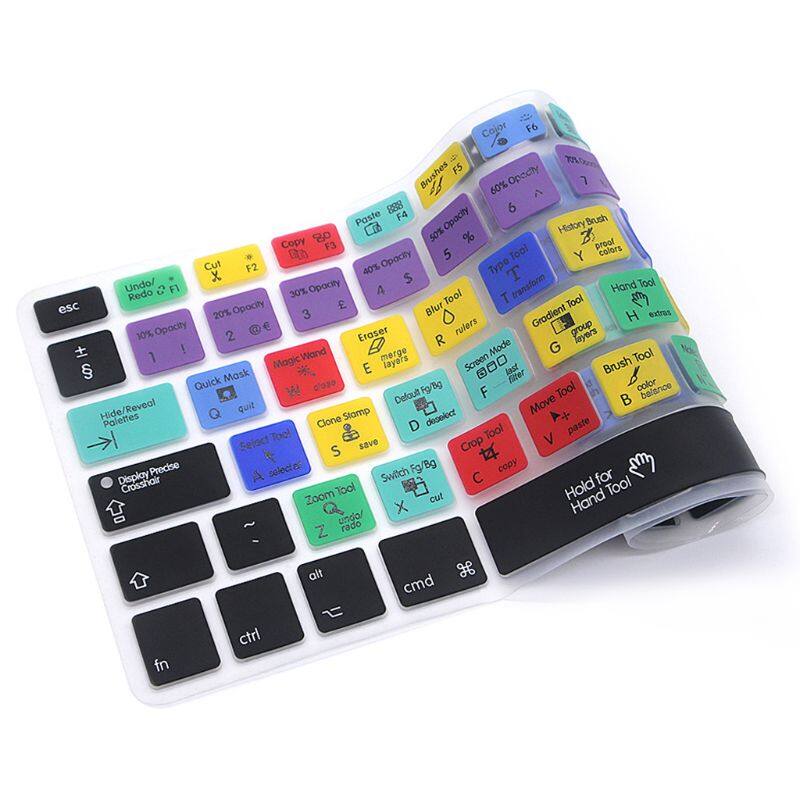 European Version for Adobe for Photoshop Shortcut Keys Keyboard Protector Keyboa