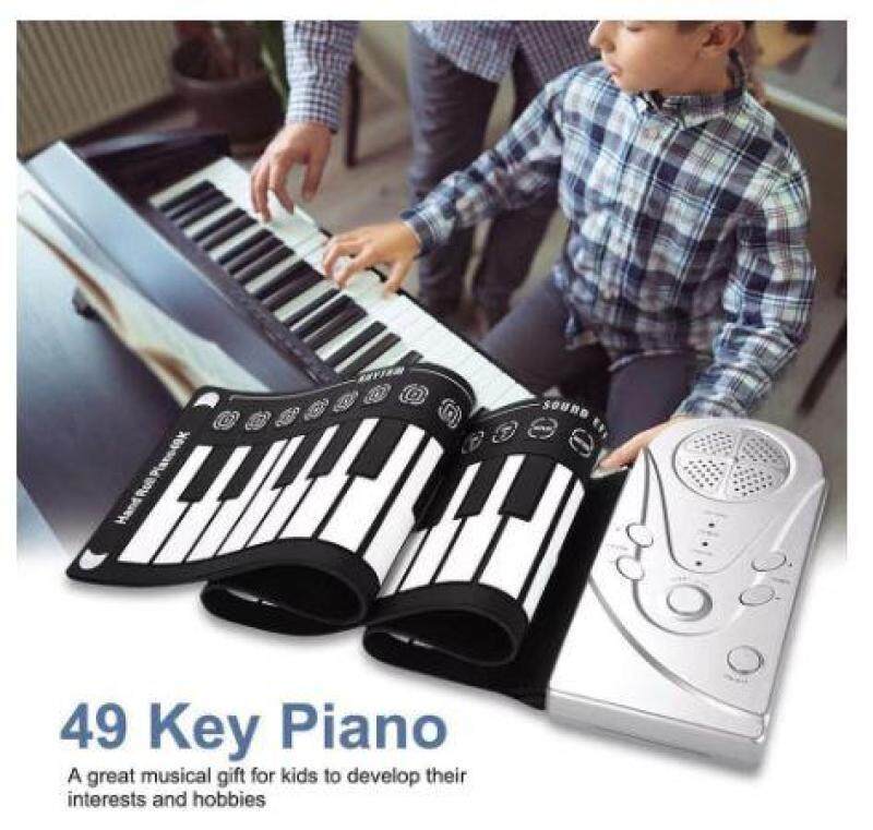 【NEW MODEL】Flexible Soft 49-Key Digital Roll-up Electronic Keyboard Piano Malaysia
