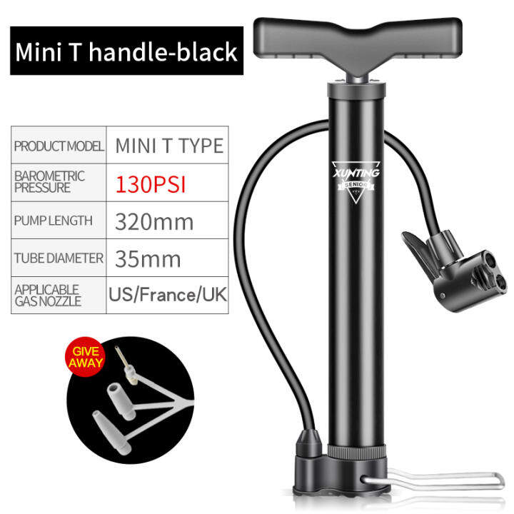 Xunting Bơm Xe Đạp Mini, Bơm Lốp Xe Đạp Di Động, Bơm Sàn Xe Đạp Mini Dụng Cụ Áp Lực Cao Mini Bóng Đá Bàn Tay Bơm Xe Đạp – XunTing ,SKU : 1390018597_VNAMZ-5760776373 >>>🇻🇳 Top1Vietnam 🛒>>> lazada.vn 🇻🇳🇻🇳🇻🇳🛒🛍🛒