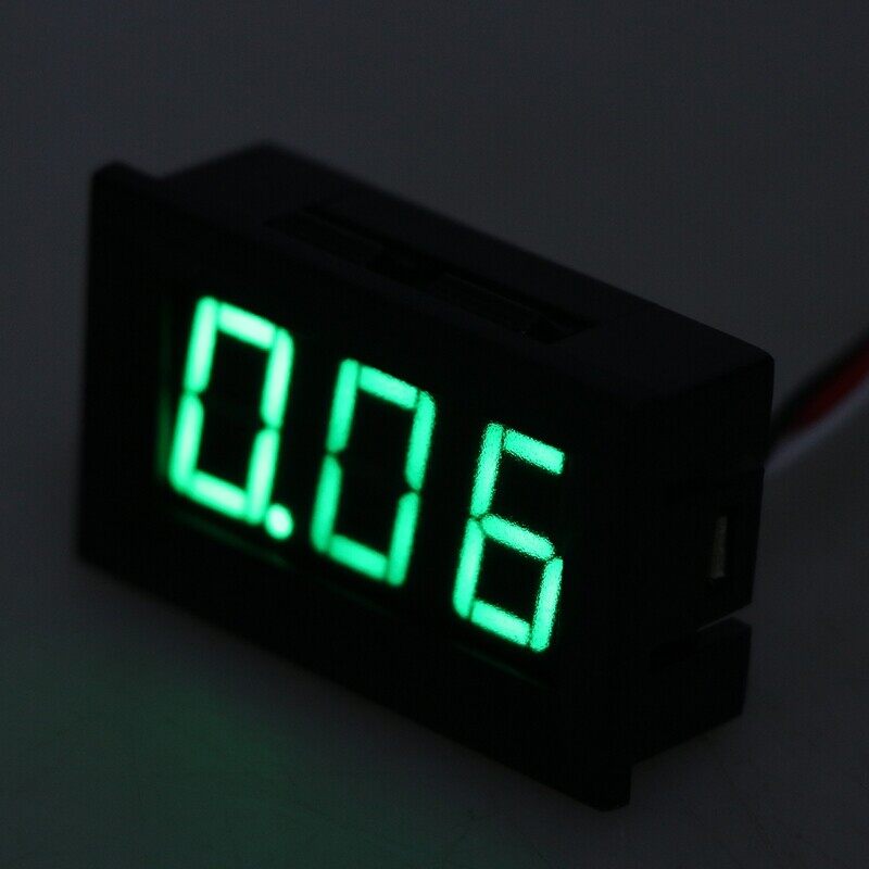 1PCS/2PCS Red/Blue/Green DC 4.5-30V 0.36 Inch 2 Wire Mini DC Voltmeter Digital Voltmeter Tester