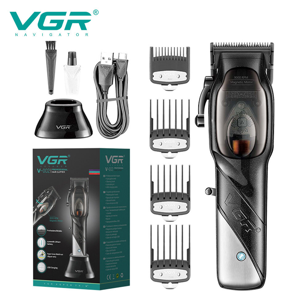 VGR new high-power 9000 rpm electric hair salon professional shaver ...
