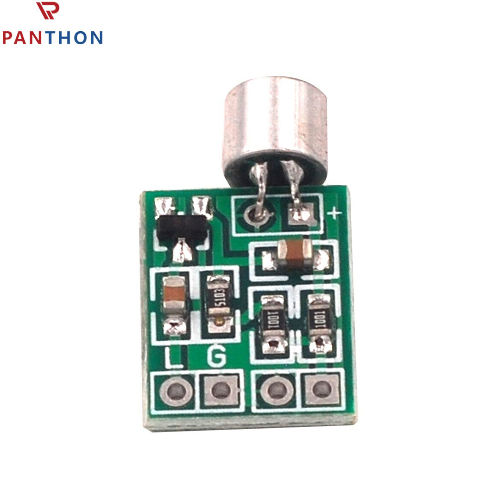 PANTHON Small Microphone Accessories Mini Microphone Audio Microphone Module Pickup Amplifier Circuit Module Microphone Circuit Board