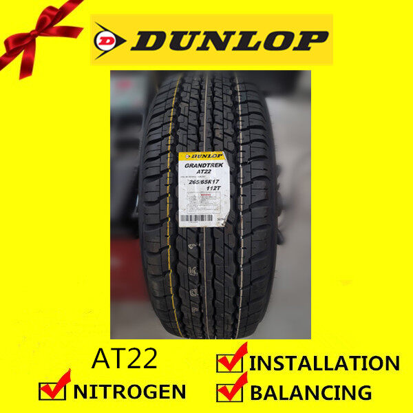 Dunlop Grantrek AT22 Tyre tayar tire (With Installation) 265/65R17