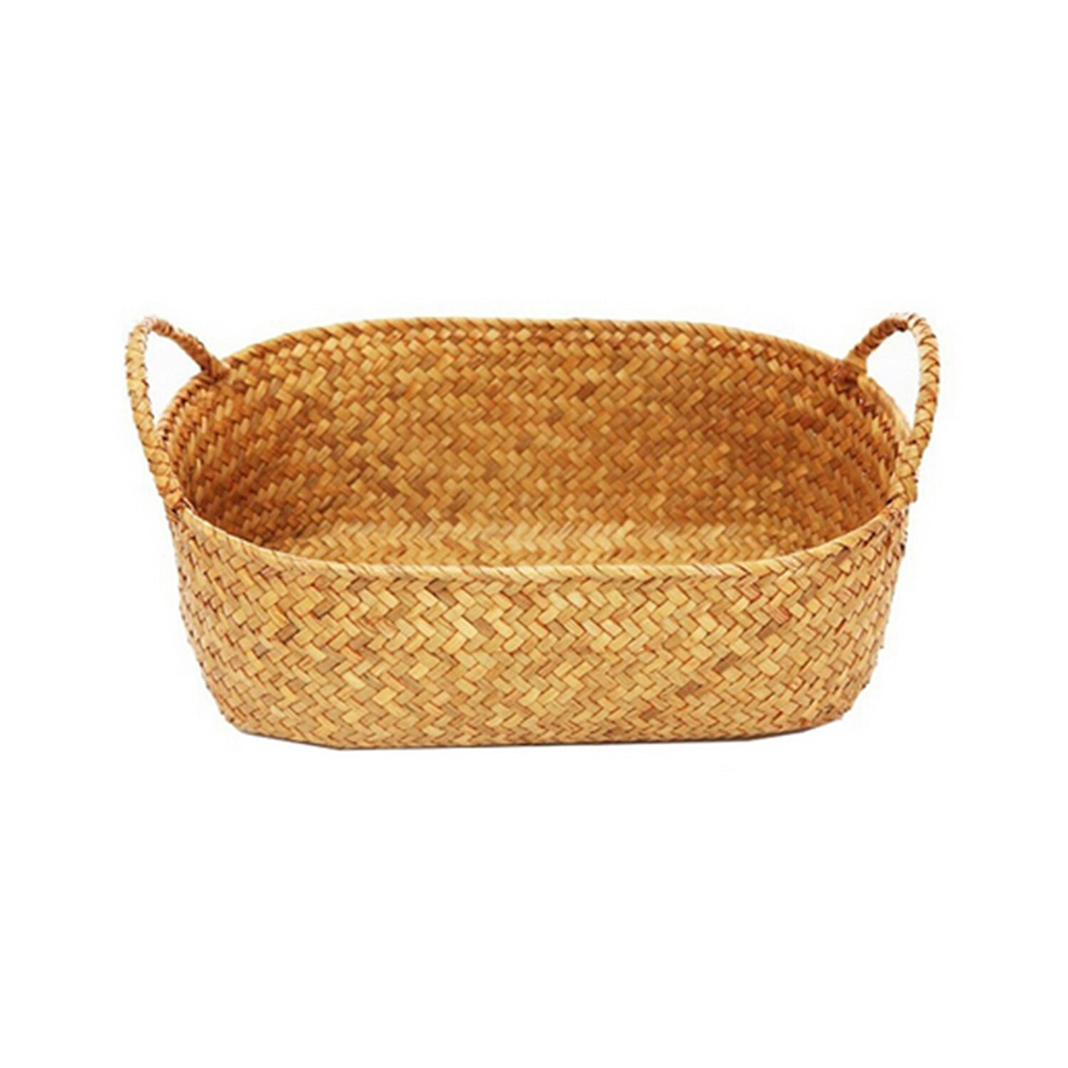 In Stock Vococal Rustic Rattan Straw Woven Basket Handmade Laundry Toys Holder Storage Organizer Home Indoor Decorations 26 X 16cm Lazada Ph In Stock Vococal Rustic Rattan Straw