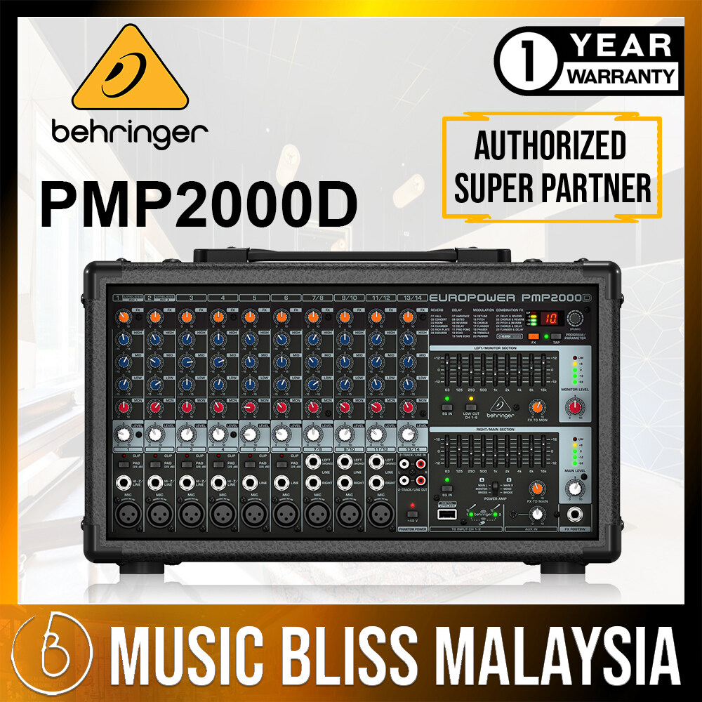 Behringer PMP2000D 14channel 2000Watt Powered Mixer (PMP2000D / PMP