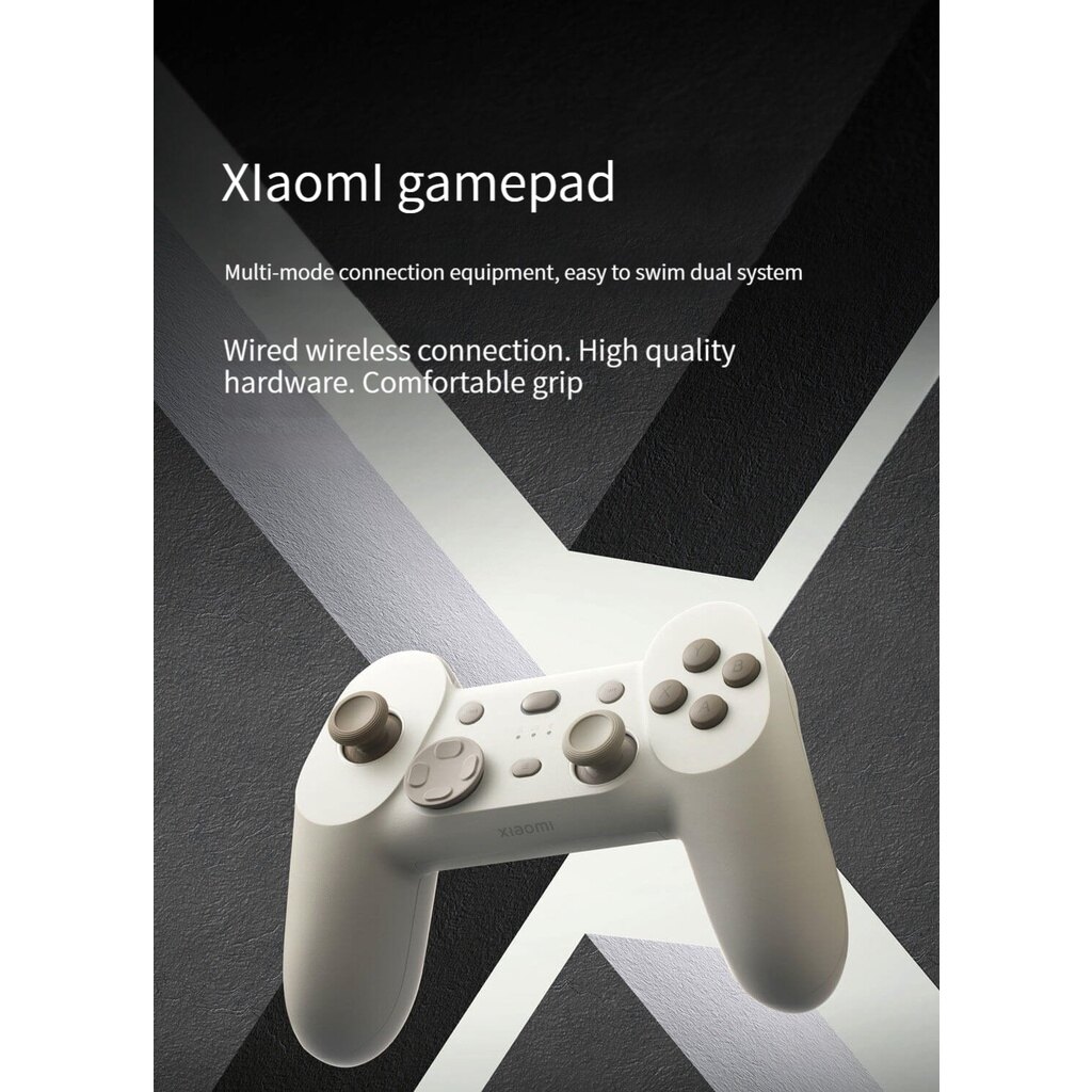 Xiaomi Gamepad Dual Mode Bluetooth Game Controller With Joystick 6-Axis Gyro Linear Motor Support Android/Windows/Pad/TV/PC