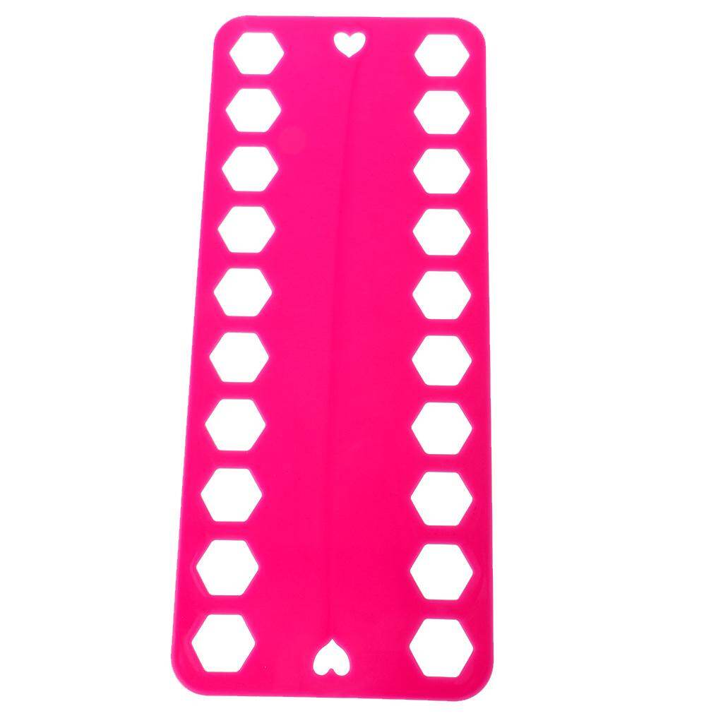 Baoblaze 10x Plastic Embroidery Thread Organizer Cross Stitch Thread Board Plate